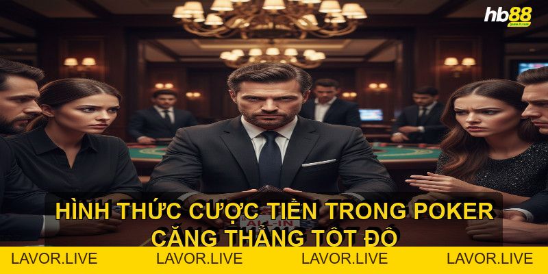 Hình thức cược tiền trong Poker ảnh hưởng đến chiến thuật - lavor