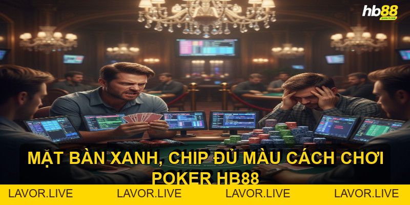 Cách Chơi Poker HB88 - Bí Quyết Nắm Vững Mọi Ván Bài - lavor